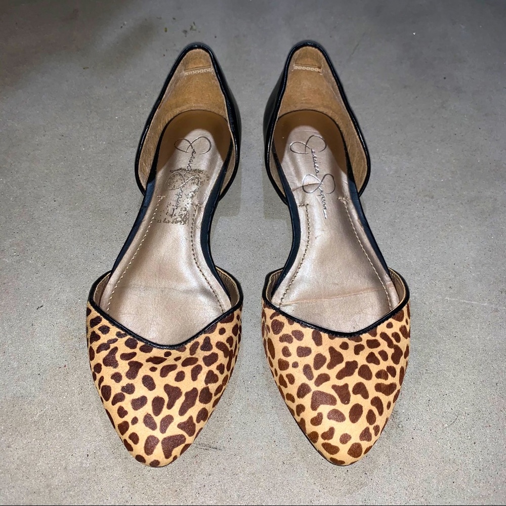 Jessica Simpson Leopard Print Flats